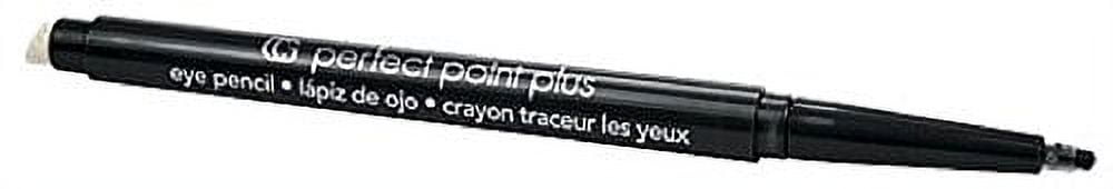 COVERGIRL Perfect Point PLUS Eyeliner, One Pencil, Black Onyx Color, Self Sharpening Eyeliner Pencil, Smudger Tip for Bl (Pack of 4)