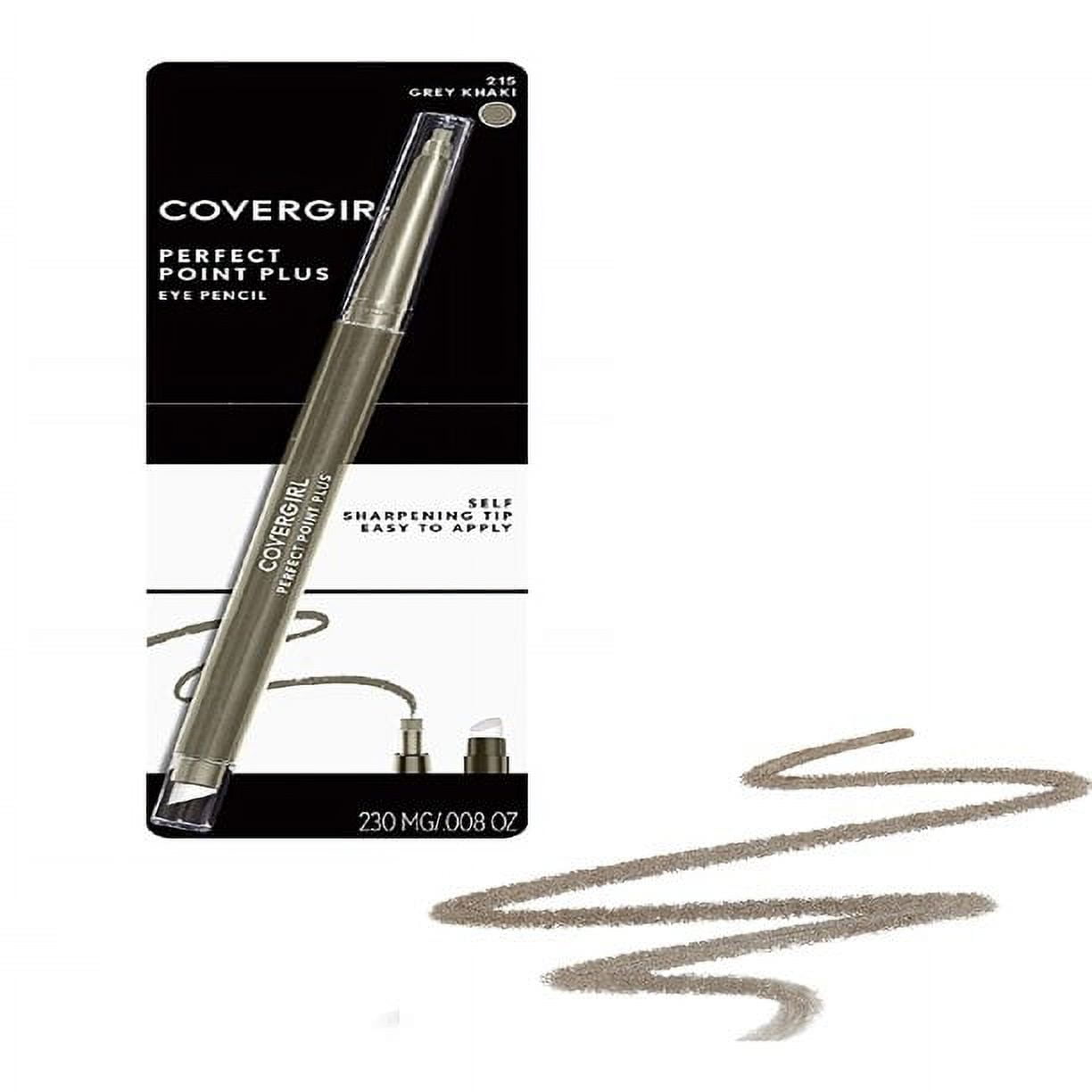COVERGIRL Perfect Point Plus Eyeliner Pencil, Grey Khaki 215, Self