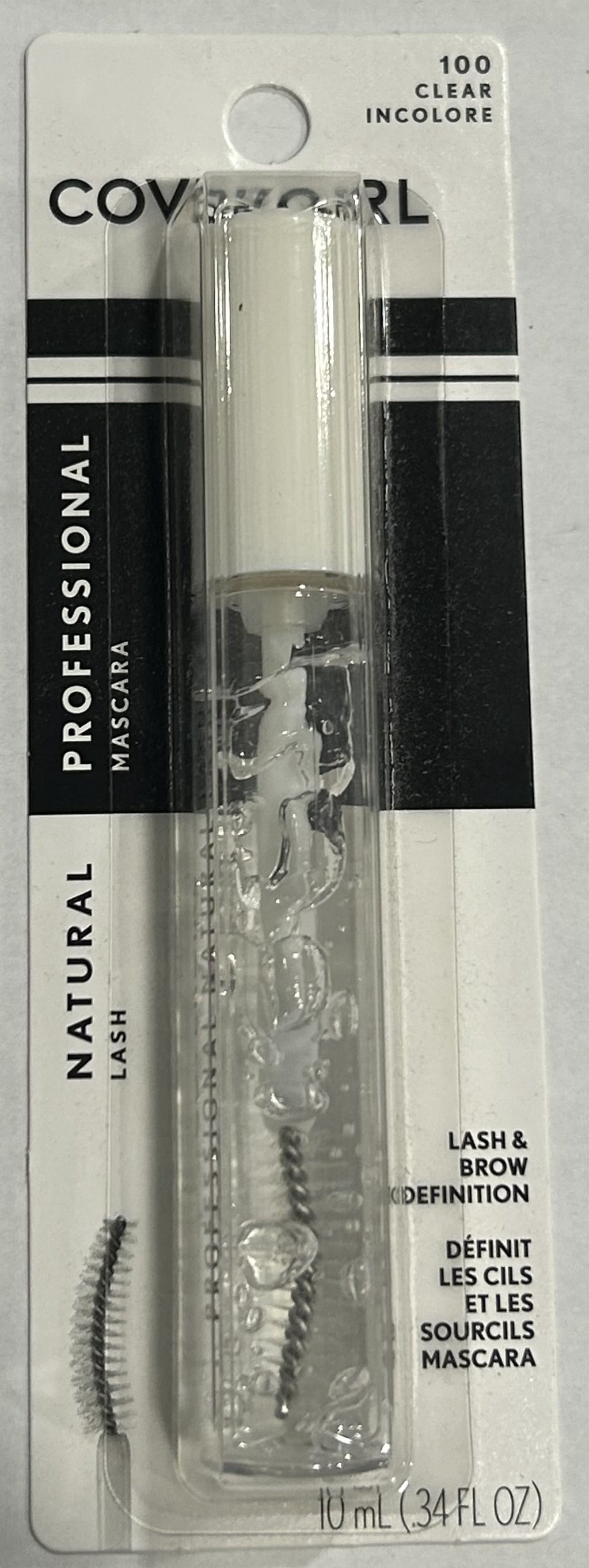 COVERGIRL Professional Natural Lash Mascara, 100-Clear .34 fl oz (Pack of 3)