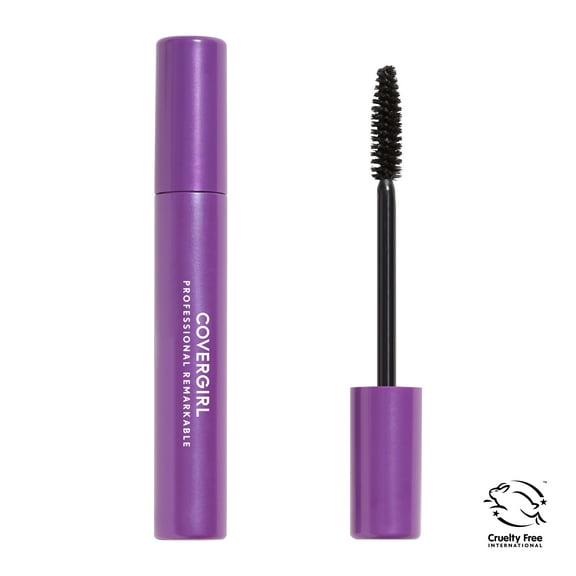 COVERGIRL Professional Remarkable Mascara, 200 Very Black, 0.3 oz, Smudge-Proof Mascara, Voluminous Mascara
