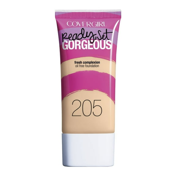 COVERGIRL Ready Set Gorgeous Foundation Natural Beige 205, 1 oz