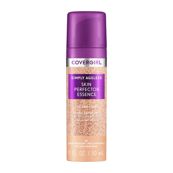 COVERGIRL Simply Ageless Skin Perfector Essence, 30 Light-Medium, 1 fl oz