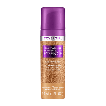 COVERGIRL Simply Ageless Skin Perfector Essence, 50 Medium-Tan, 1 fl oz