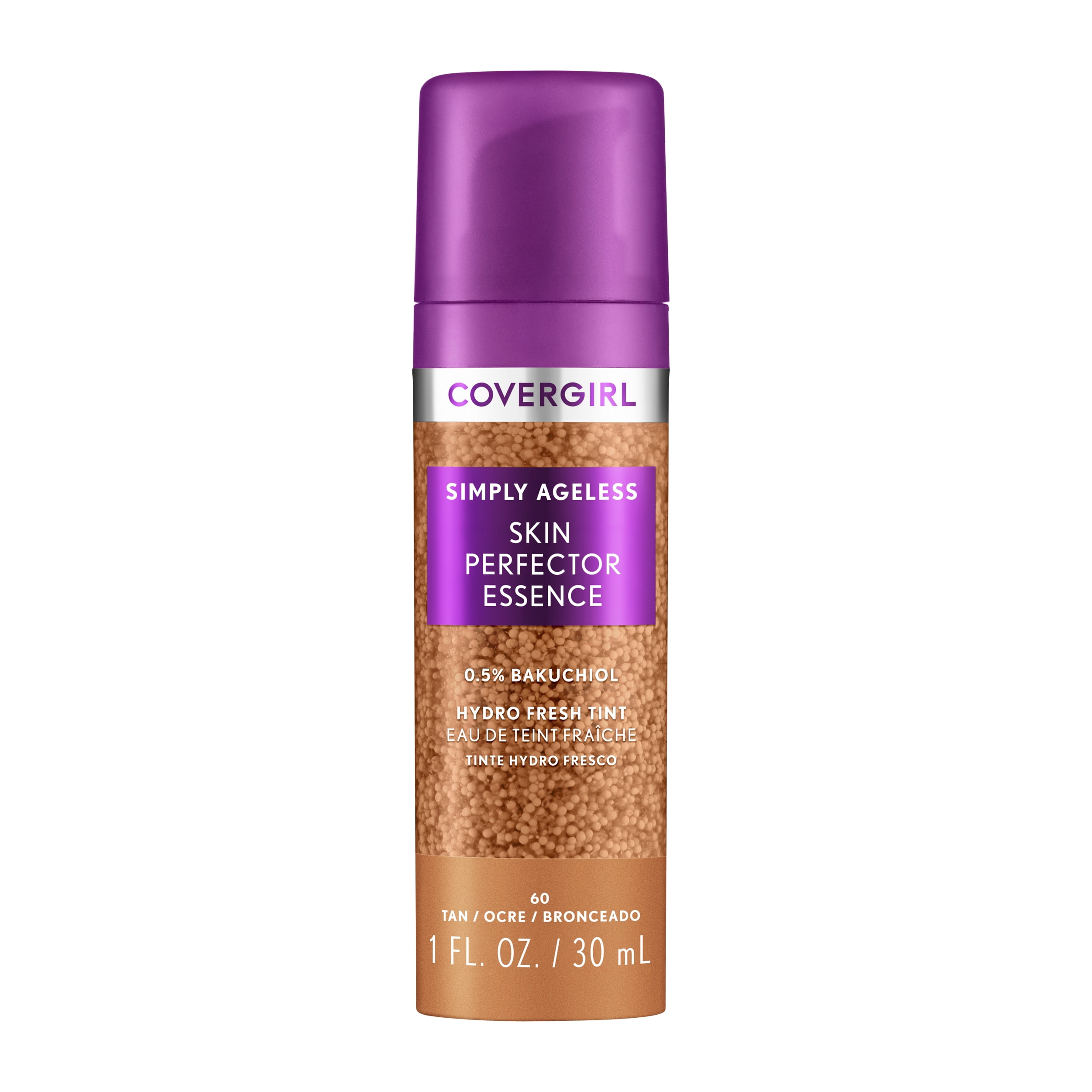 COVERGIRL Simply Ageless Skin Perfector Essence, 60 Tan, 1 fl oz