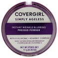 thumbnail interactive-video image 1 of COVERGIRL Simply Ageless Wrinkle Defying Pressed Powder, 100 Translucent, 3.9 oz, Pressed Powder, Face Powder, Oil Free Loose Powder, Full Coverage Powder, Hydrating Formula, Cruelty-Free, 1 of 5