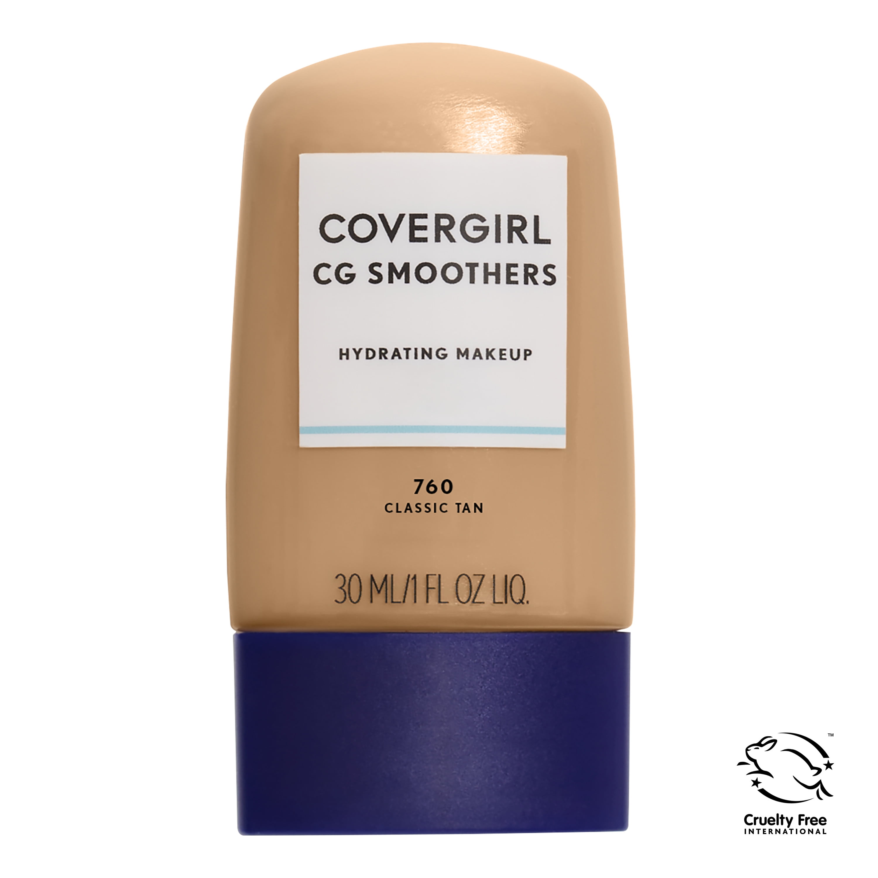 COVERGIRL Smoothers Hydrating Makeup Foundation, 760 Classic Tan