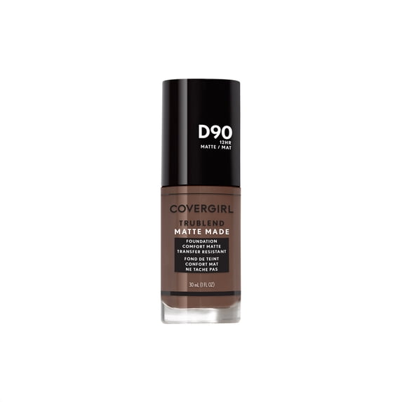 COVERGIRL TruBlend Matte Made Liquid Foundation, D90 Espresso