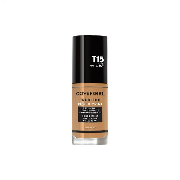 COVERGIRL TruBlend Matte Made Liquid Foundation, T15 Golden Honey