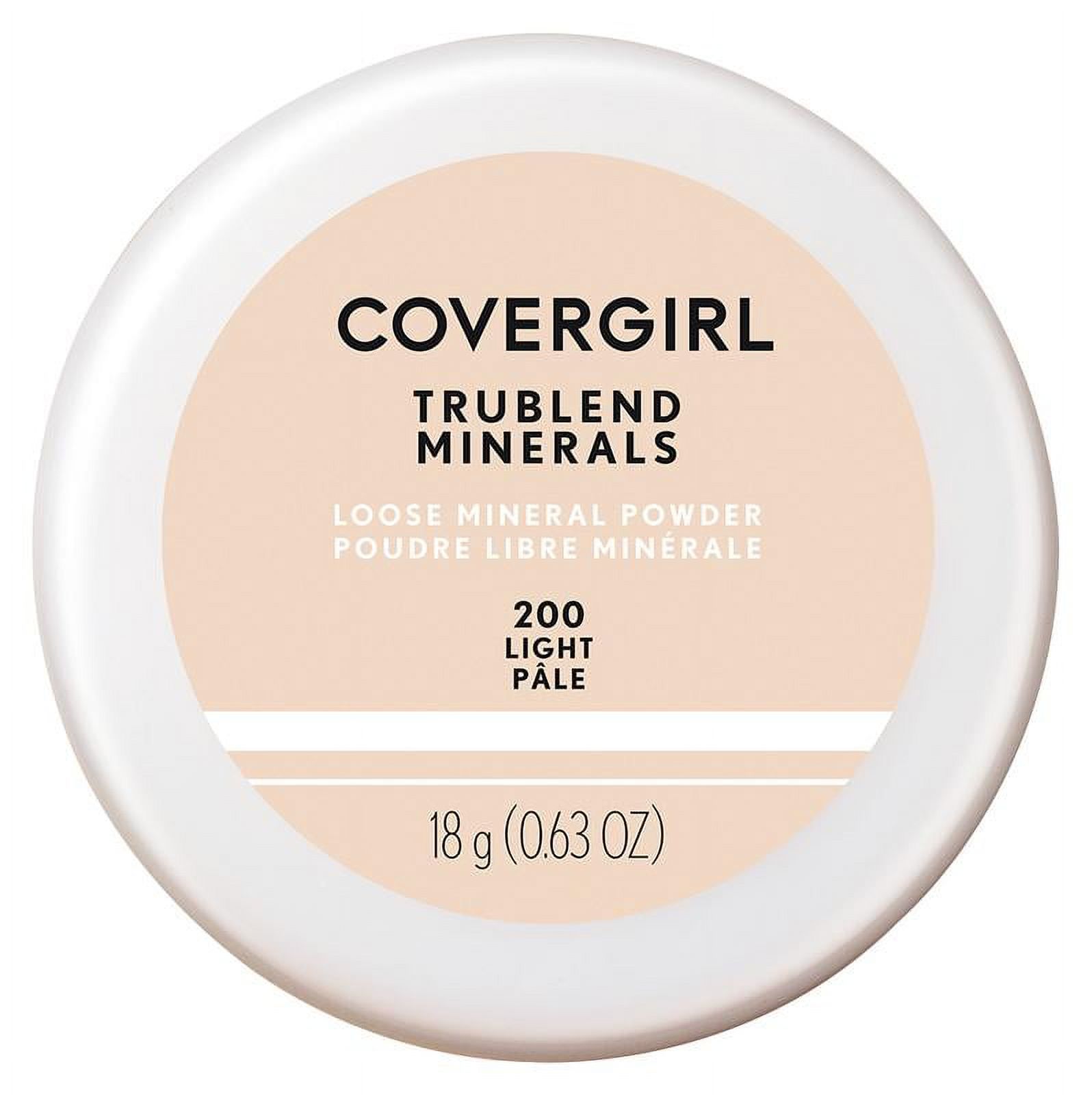 COVERGIRL TruBlend Mineral Loose Powder, 200 Light , 0.63 oz - image 1 of 5
