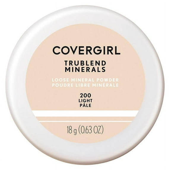 COVERGIRL TruBlend Mineral Loose Powder, 200 Light , 0.63 oz