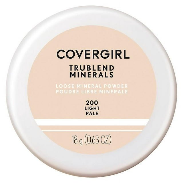 COVERGIRL TruBlend Mineral Loose Powder, 200 Light , 0.63 oz