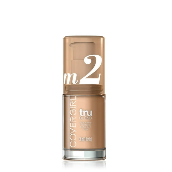 COVERGIRL TruBlend Oil-Free Liquid Foundation, M-2 Medium Light, 1 fl oz