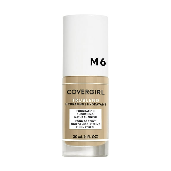 COVERGIRL TruBlend Oil-free Liquid Foundation, M-6 Perfect Beige, 1 fl oz