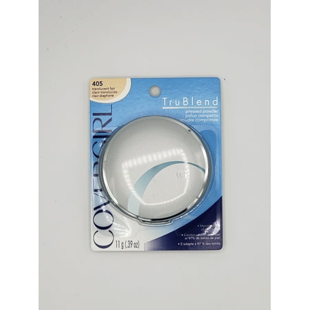 COVERGIRL TruBlend Pressed Powder, 405 Translucent Fair, 0.35 Oz.