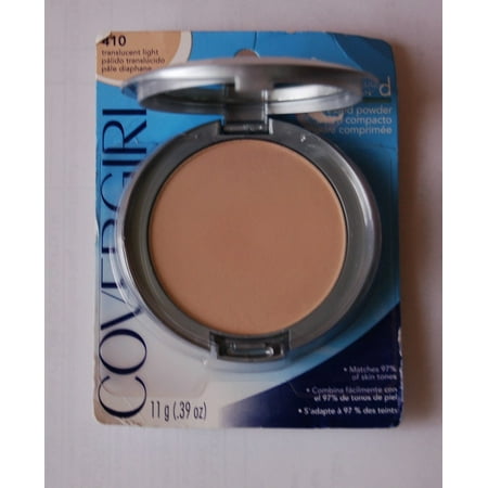 COVERGIRL TruBlend Pressed Powder, 410 Translucent Light, 0.35 Oz.