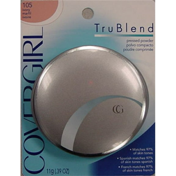 COVERGIRL TruBlend Pressed Power, 415 Translucent Medium, 0.39 Oz.