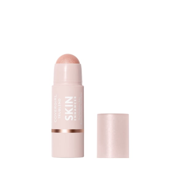 COVERGIRL TruBlend Skin Enhancer Highlighter Balm, Rose Beam 320, 0.21 oz