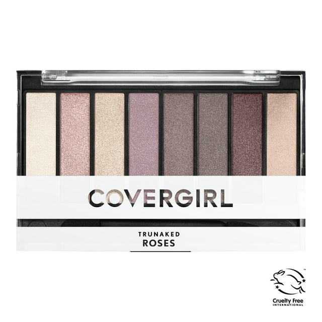 COVERGIRL TruNaked Eyeshadow Palette, 815 Roses, 0.23 oz, Eyeshadow Palette, Natural Looks Eyeshadow, Natural Eyeshadow, Nude Eyeshadow Palette, Neutral Shades