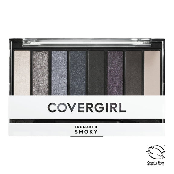 COVERGIRL TruNaked Eyeshadow Palette, 820 Smokey, 0.23 oz, Eyeshadow Palette, Natural Looks Eyeshadow, Natural Eyeshadow, Nude Eyeshadow Palette, Neutral Shades