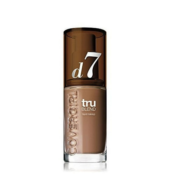 COVERGIRL truBlend Liquid Foundation Makeup Soft Sable D7, 1 oz