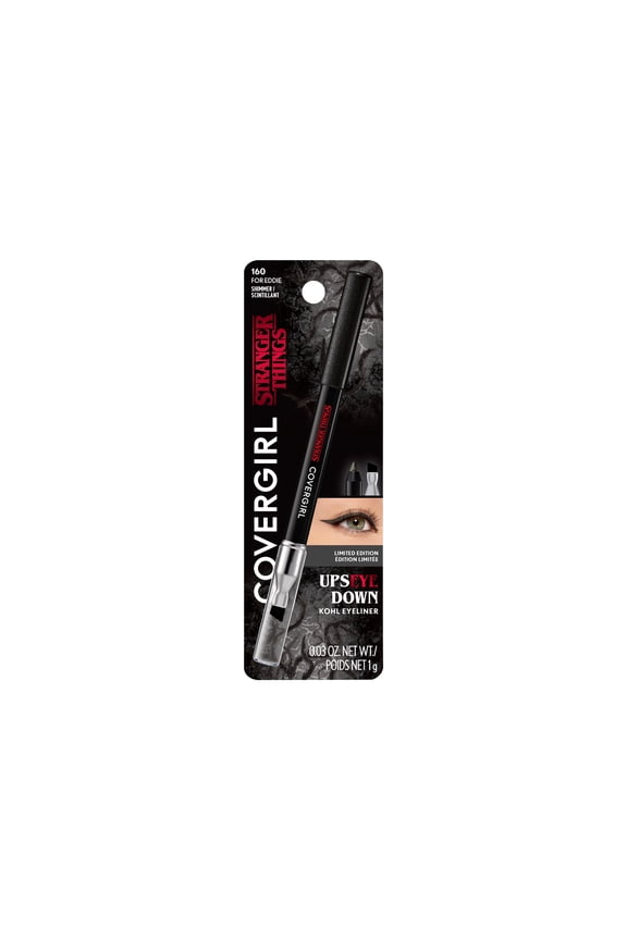 x STRANGER THINGS UpsEYE Down Kohl Eyeliner, 160 For Eddie, 0.03 oz