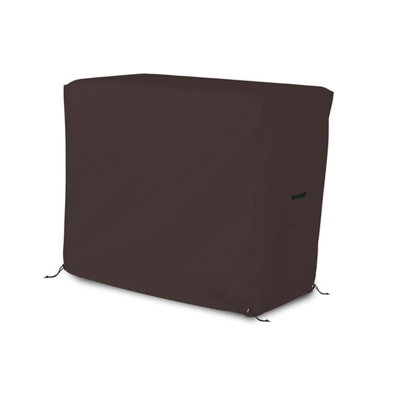 COVERS&ALL Bar Cart Cover 18 Oz Waterproof 100% Weather Resistant cart Cover with Air Pockets & Drawstring for Sung Fit (34"(H) x 50"(W) x 30"(D), Coffee)