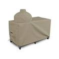 thumbnail image 1 of COVERS&ALL Big Egg Grill Cover, 12 Oz Waterproof UV & Weather Resistant, PVC Coated Outdoor Cover with Air Vents & Drawstrings (60" L x 27" W x 56" H, Beige), 1 of 7