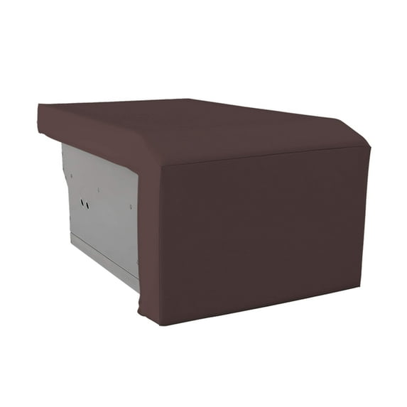 COVERS&ALL Built-in Grill Side Burner Cover, 12 Oz Waterproof UV & Weather Resistant BBQ Grill Protector Outdoor Indoor Use with Elastic (16" W x 25" D x 14" H, Coffee)