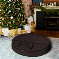 thumbnail image 1 of COVERS&ALL Christmas Wreath Storage Bag 18 Oz with Carrying Handle & Dual Zipper - 100% Water Resistant Durable Material Storage Bag - Holiday Xmas Tear Resistant Bag (20" Dia x 7" H, Coffee), 1 of 7