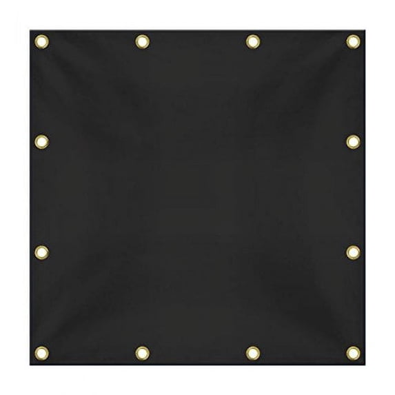 COVERS&ALL Heavy Duty Tarps, 18 Oz Waterproof Tear and UV Resistant Tarpaulin, Multipurpose Protective use for Covers Roof Canopies Camping Patio Swimming Pool Boats (14' H x 20' W feet, Black)