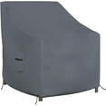 thumbnail image 1 of COVERS&ALL Outdoor Chair Cover, 12 Oz Waterproof UV & Weather Resistant Patio Furniture Sofa Cover for Outdoor Outside Seating Lawn Garden, with Air Vents & Drawstrings (40"W x 40"D x 36"H, Gray), 1 of 7