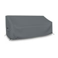 thumbnail image 1 of COVERS&ALL Outdoor Loveseat Sofa Cover, 12 Oz Waterproof UV & Weather Resistant Patio Furniture Bench Cover Outdoor Use with Air Vent & Drawstrings (93" W x 35" H x 40" D x 15" FH, Grey), 1 of 7