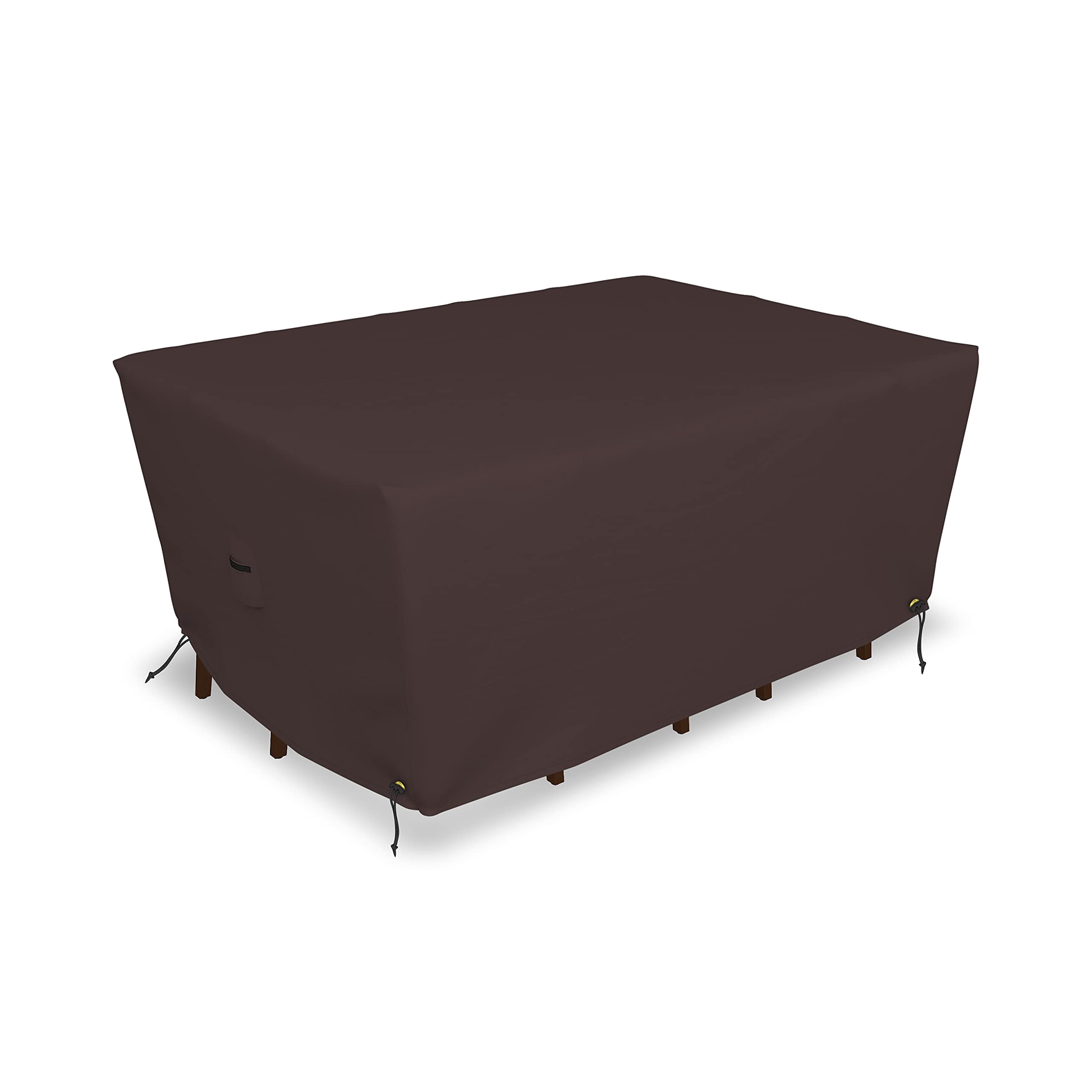Covers & All Outdoor Patio Rectangle Table & Chair Set Cover 12 Oz ...