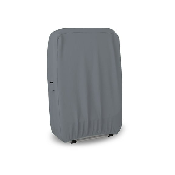 COVERS&ALL Outdoor Zero Gravity Chair Covers, Made of 18 Oz, 100% UV & Weather-Resistant Cover Max PVC Coated Fabric with Elastic for Snug Fit (33" W x 37" H x 9" D Inches, Grey)