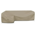 thumbnail image 1 of Covers & all Patio Sectional Sofa Cover 12 Oz - 100% Waterproof & Weather Resistant PVC Coated 100" x 130" x 38" x 34" L Shape Sofa Cover for Indoor / Outdoor (Left Side, Beige), 1 of 7