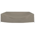 thumbnail image 1 of COVERS&ALL Patio Sectional Sofa Set Cover - Heavyduty 12 Oz. Waterproof, Durable Outdoor Furniture Table & Chair Set Cover with Airpockets & Drawstring (88" W x 62" D x 28" H, Beige), 1 of 8
