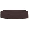 thumbnail image 1 of Covers & all Sectional Sofa Cover, Heavy duty 18 Oz Waterproof UV & Weather resistant, Outdoor Patio Couch Furniture Protector with Air Pockets & Drawstrings (98"L x 67"W x 43"H, Coffee), 1 of 8