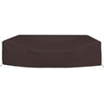 thumbnail image 1 of Covers & all Sectional Sofa Cover, Heavy duty 18 Oz Waterproof UV & Weather resistant, Outdoor Patio Couch Furniture Protector with Air Pockets & Drawstrings (128"L x 63"W x 29"H, Coffee), 1 of 7