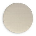 thumbnail image 1 of Covers&All Round Pillow Cover, Weather & UV Resistant Water Repellant Protector for Pillows Home Office Living Room Decor Chair Sofa Couch, with Zippers (36" Dia x 5" H, Beige), 1 of 6