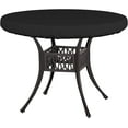 thumbnail image 1 of Covers&All Round Table Top Cover, 12 oz Waterproof & UV-resistant (44"Diameter x 4"H Inches, Black), 1 of 7