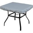 thumbnail image 1 of COVERS&ALL Square Table Top Cover, 18 Oz Heavy Duty Waterproof UV & Weather Resistant, for Patio Outdoor Garden Lawn Backyard Furniture Coffee Side Table (6"H x 42"D x 42"W), Grey), 1 of 7