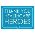 thumbnail image 1 of COVID-19 Notice Sign - Thank You Healthcare Heroes 3 | Vinyl Decal | Protect Your Business, Municipality, Home & Colleagues | Made in the USA, 1 of 4