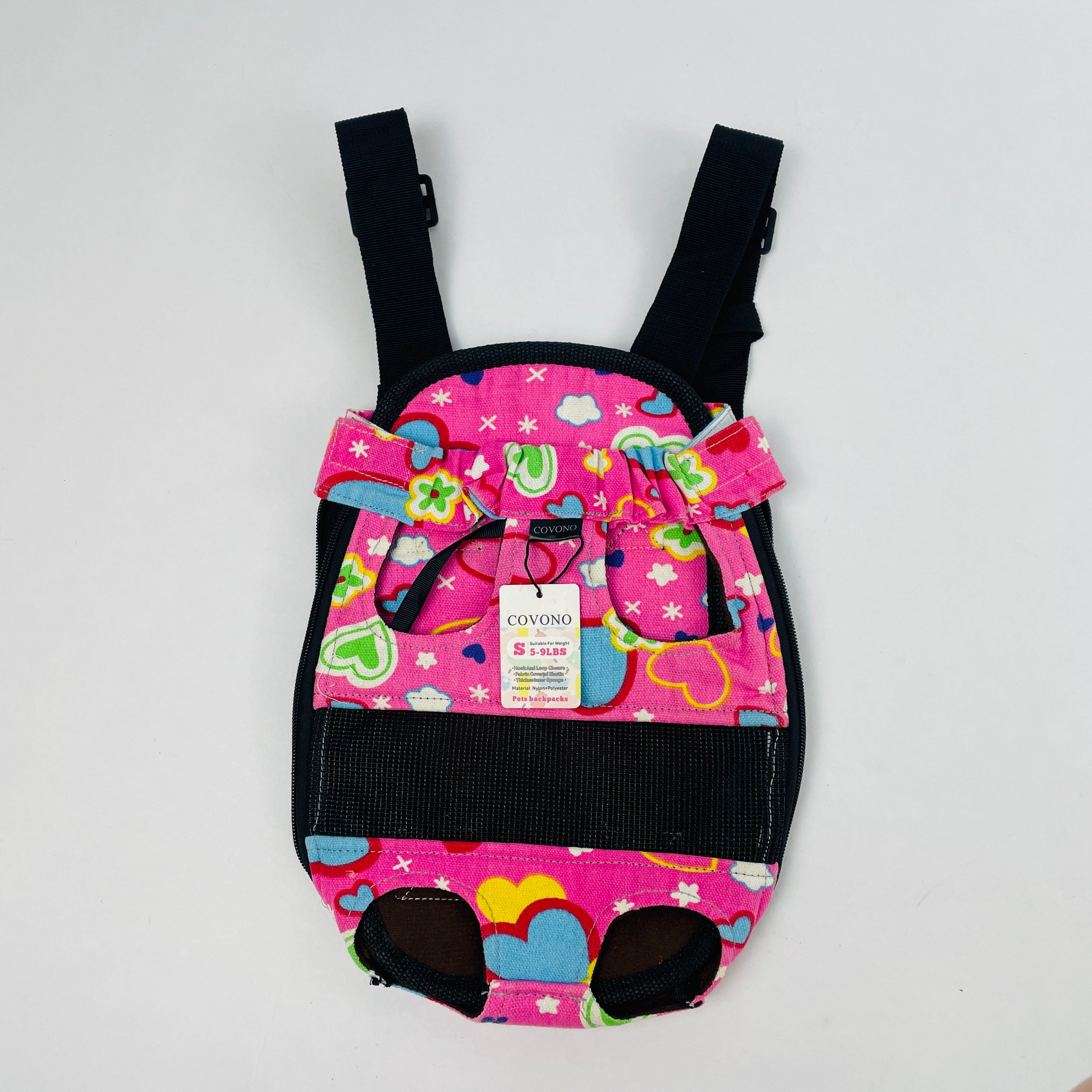 COVONO Pet Carrier Backpack for Small Cat Dog Traveling Hiking Camping Pet Backpack