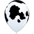 thumbnail image 1 of COW PRINT (25) 11" Black SPOTS Farm Barnyard Birthday Party Latex Balloons, 1 of 1