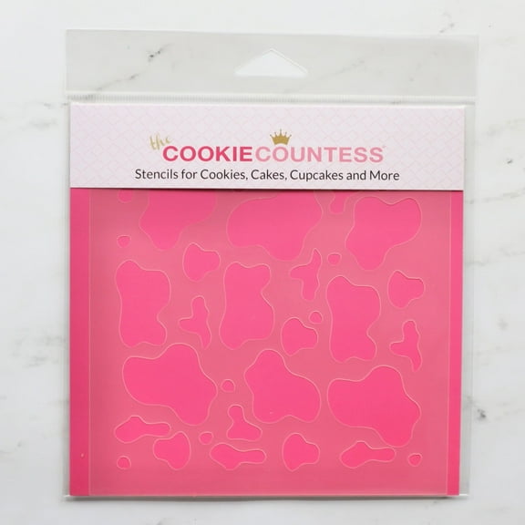 COW PRINT STENCIL