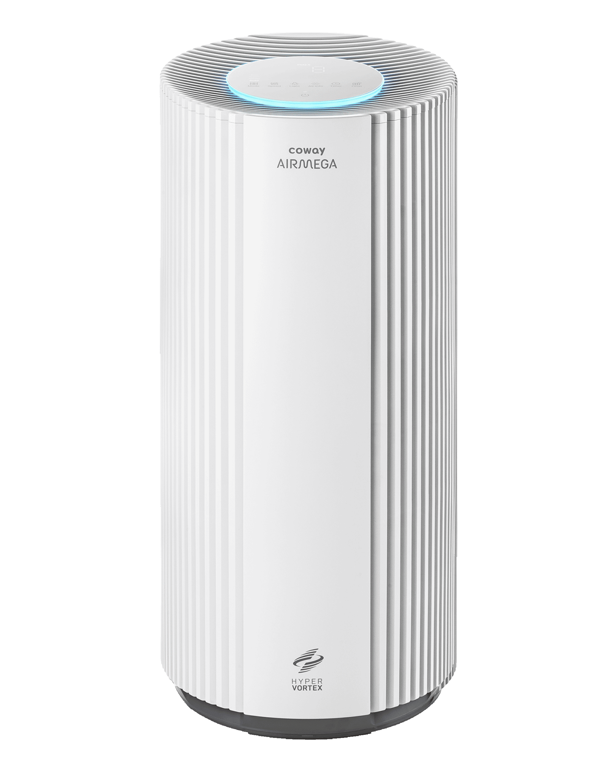 COWAY Air Purifiers for Large Room Whole Home Up to 3,285ft², True HEPA Filter for Smoke, Allergen, Pet Dander, Odor, PM(1, 2.5, 10), AQI, Turbo Eco Mode, Energy Star, 3yr Warranty, Airmega 450 White