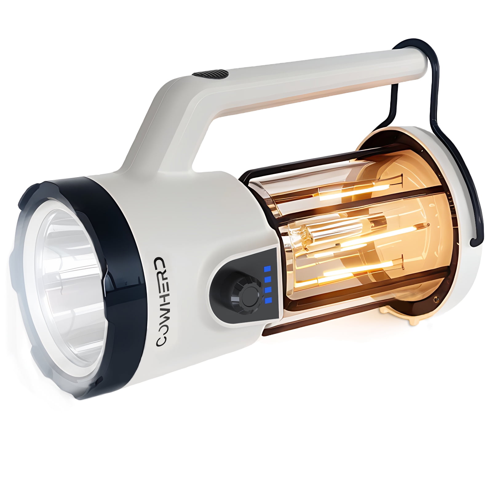 COWHERD Camping Lantern Rechargeable, Flashlight Spotlight, Bright Light for Emergency, Power Outage