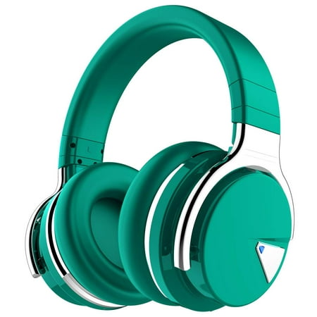 COWIN Bluetooth Noise-Canceling Over-Ear Headphones, Green, e7anc