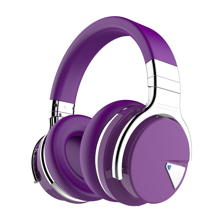 COWIN Bluetooth Noise Canceling Over Ear Headphones Purple e7anc