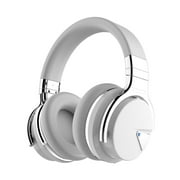 COWIN E7 Active Noise Cancelling Headphones Bluetooth Headphones with Mic Deep Bass Wireless Headphones Over Ear(White)